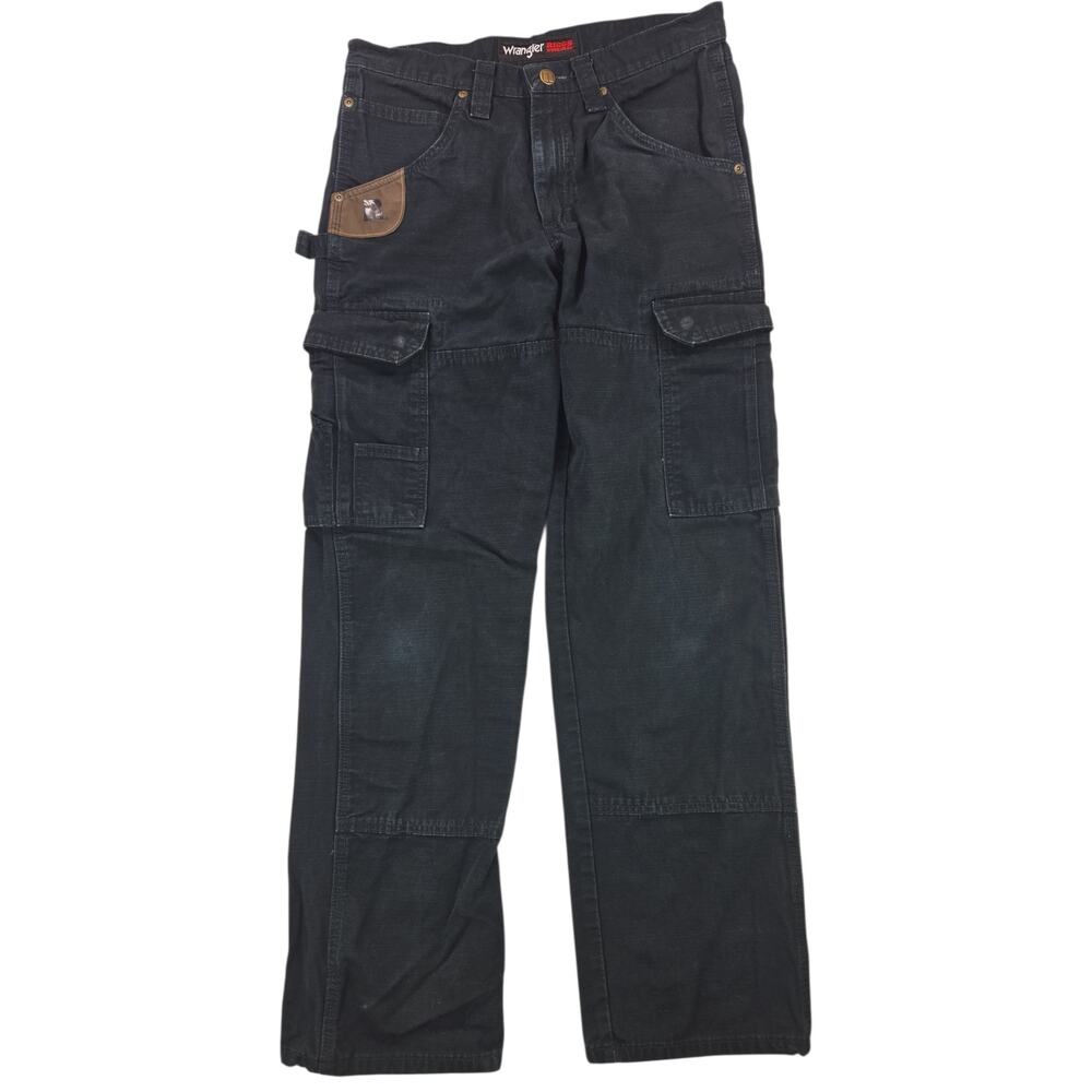 Wrangler | Black Riggs Workwear Canvas Ranger Pants | Size 30 w